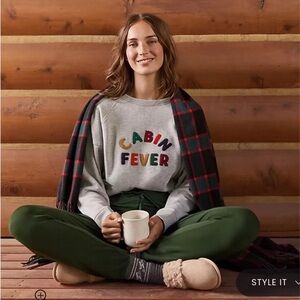 LOFT NWT Cabin Fever Swratshirt